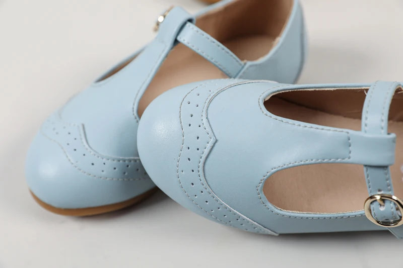 Princess Belle Kids' Mary Jane Leather Flats ATHLEXES