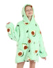 CozyNest Oversized Flannel Hoodie Blanket ATHLEXES