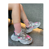 Chic Pink Leather Running Shoes for Young Girls ATHLEXES