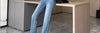 BumpStyle High Elasticity Maternity Fringe Jeans ATHLEXES