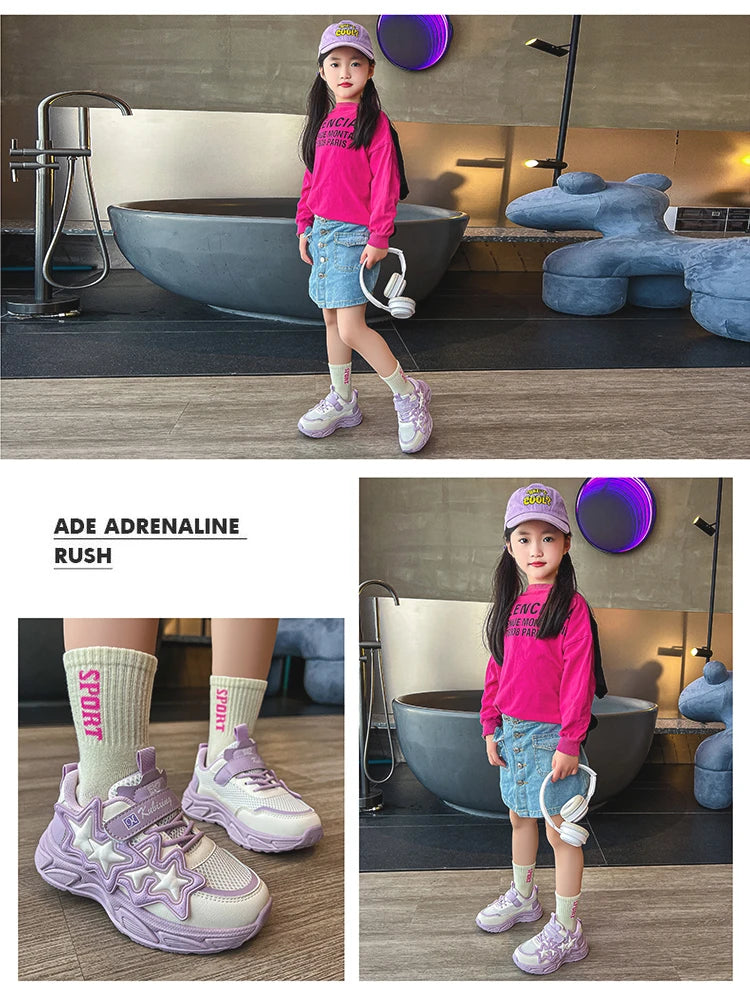 StarStride Girls' Classic Sports Sneakers ATHLEXES