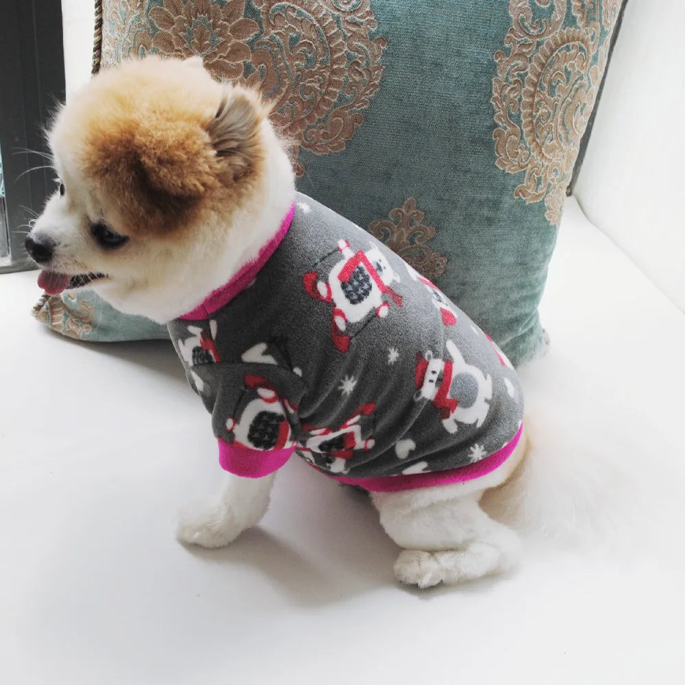 ChicWarm Fleece Dog Sweaters for Winter Chihuahua Comfort ATHLEXES