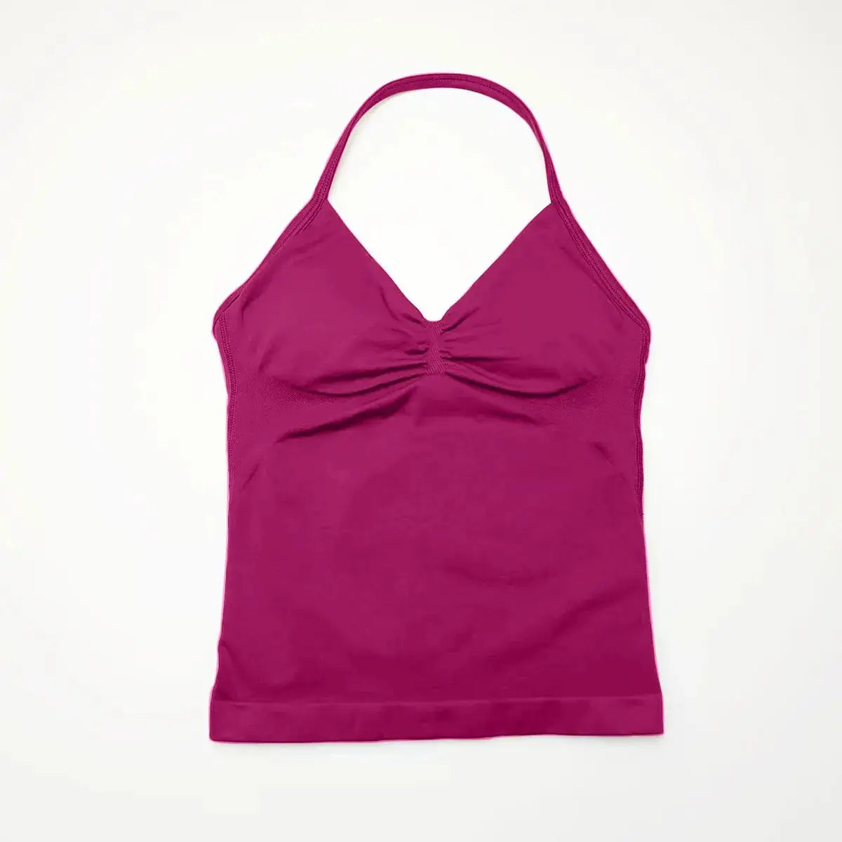 Vibrant Strappy Yoga Tank with Built-In Bra ATHLEXES