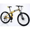 FJ Carbon Steel Shock Absorber Folding Mountain Bike ATHLEXES