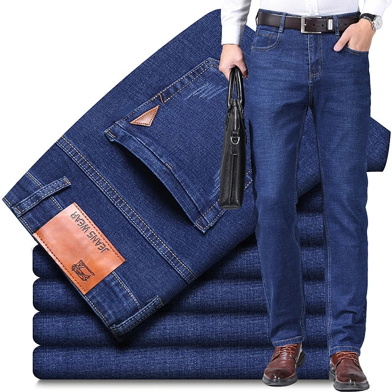Elite Stretch Business Denim Trousers for Men ATHLEXES