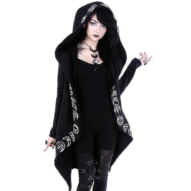 Lunar Chic Punk Long-Sleeve Cardigan Sweater ATHLEXES