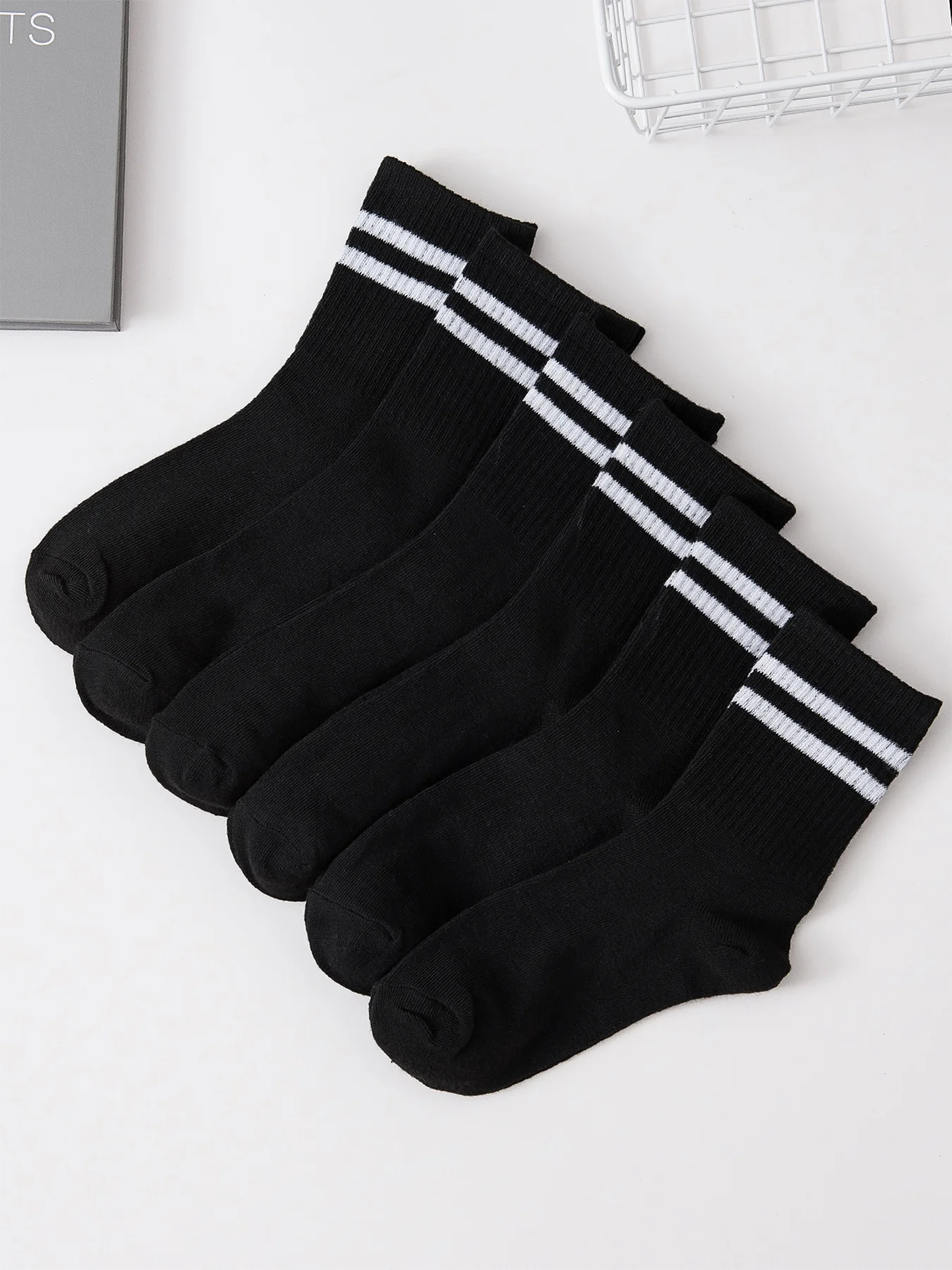 Men's Breathable Business Socks - 6 Pairs Set ATHLEXES