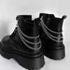 Elegant Pearl Chain Accessories for Martin Boots and Shoes ATHLEXES