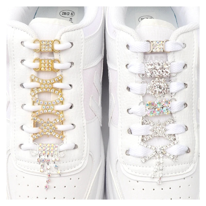 Diamond Luxury AF1 Shoelace Charms with Metal Buckle ATHLEXES