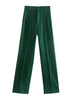 Chic High Waist Straight Leg Office Pants ATHLEXES