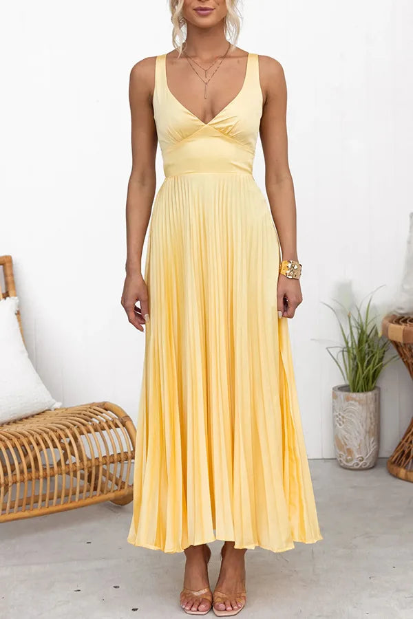 Elegant Ankle-Length Women's Vacation Dress ATHLEXES