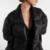 Chic Lace Up Cotton Tunic Coat for Women ATHLEXES