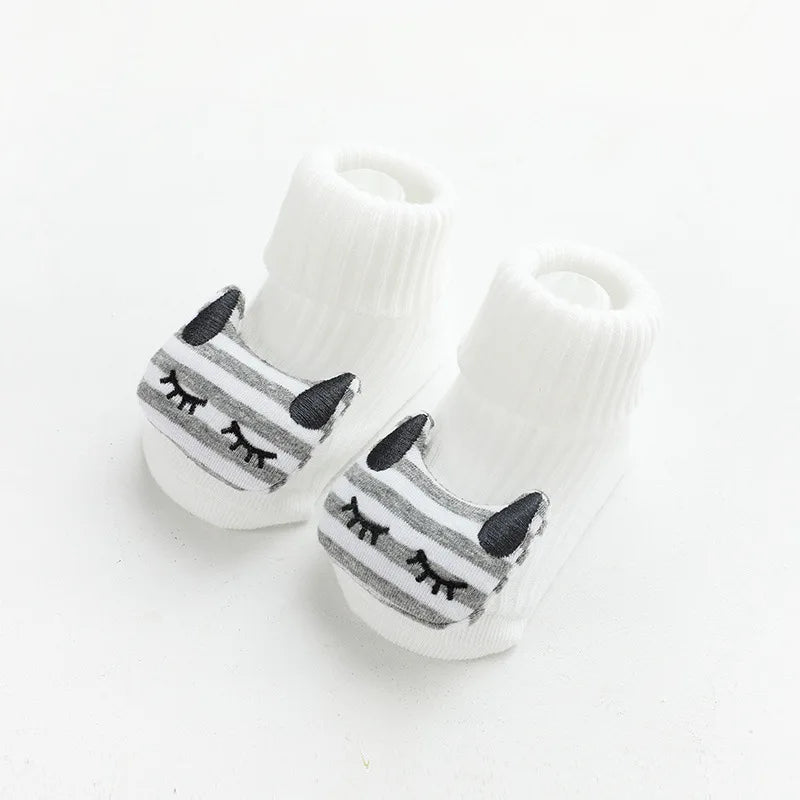 Cute Cotton Non-Slip Baby Socks for Infants and Toddlers ATHLEXES