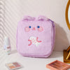 Charming Rabbit Ear Plush Makeup Bag for Girls ATHLEXES