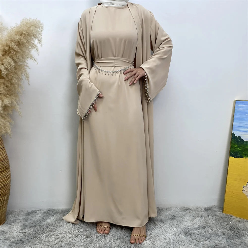 New Fashion Muslim Women Two-Piece Dress Set ATHLEXES