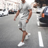 Luxury Men's Two-Piece Gym Shorts Set ATHLEXES