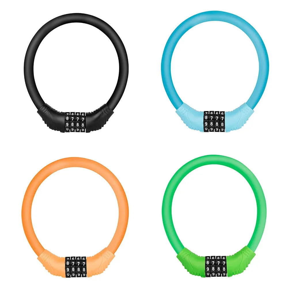 SecureCycle 4-Digit Anti-Theft Bicycle Lock ATHLEXES