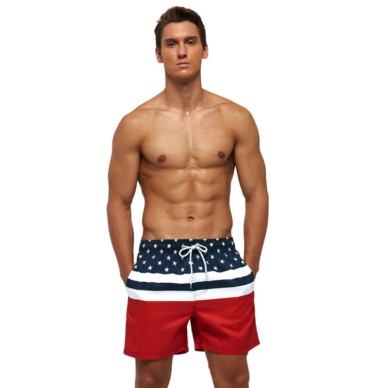 Datifer Quick-Dry Beach Shorts for Men ATHLEXES