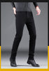 Korean Style Black Slim Fit Jeans for Men ATHLEXES