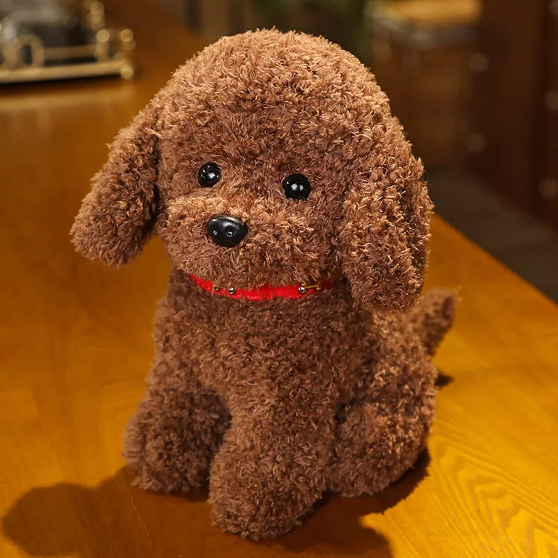 Realistic Teddy Dog Plush Toy for Kids ATHLEXES