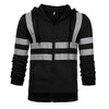 Reflective Fleece Hoodie Jacket for Sanitation Workers ATHLEXES