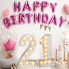 Radiant 4FT DIY Light Up Numbers for Celebrations ATHLEXES