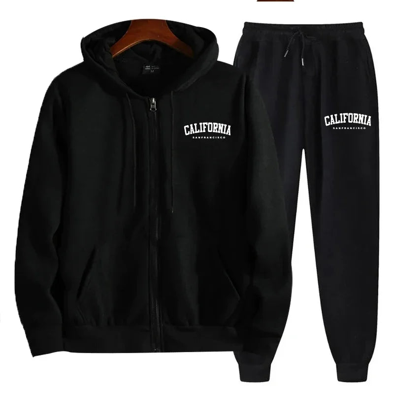 2024 Menâ??s Fashion Tracksuit: Zip Up Hoodies & Sports Pants ATHLEXES