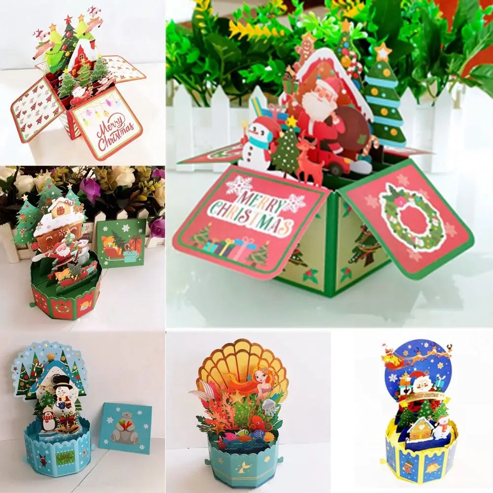 Enchanting 3D Pop Up Holiday Greeting Cards Collection ATHLEXES