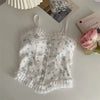 Floral Lace Back Camisole for Summer Elegance ATHLEXES