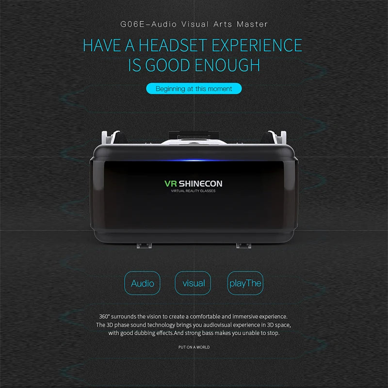 Shinecon 3D VR Glasses for iPhone & Android ATHLEXES