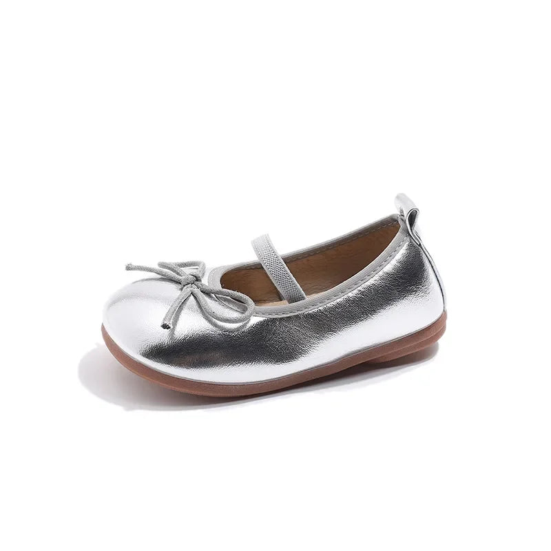 Korean Princess Bow Leather Shoes for Girls 2024 ATHLEXES