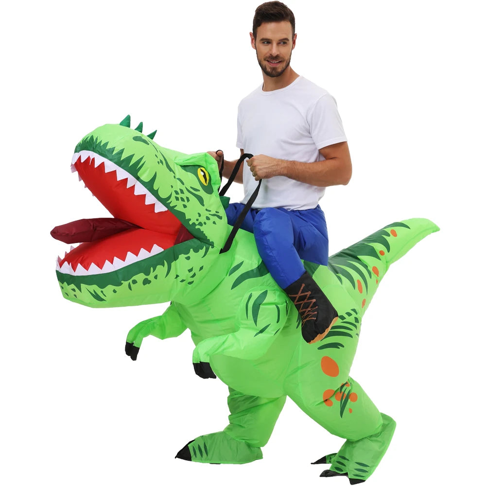 DinoDash Inflatable Costume for Party Fun ATHLEXES