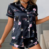 Women's Luxury Satin Pajama Set ATHLEXES