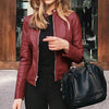 ChicMoto Women's Faux Leather Biker Jacket ATHLEXES
