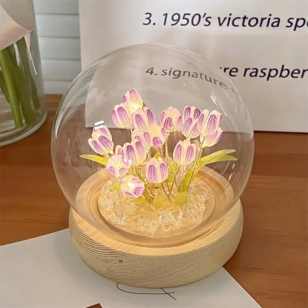 TulipGlow Handmade LED Night Light ATHLEXES