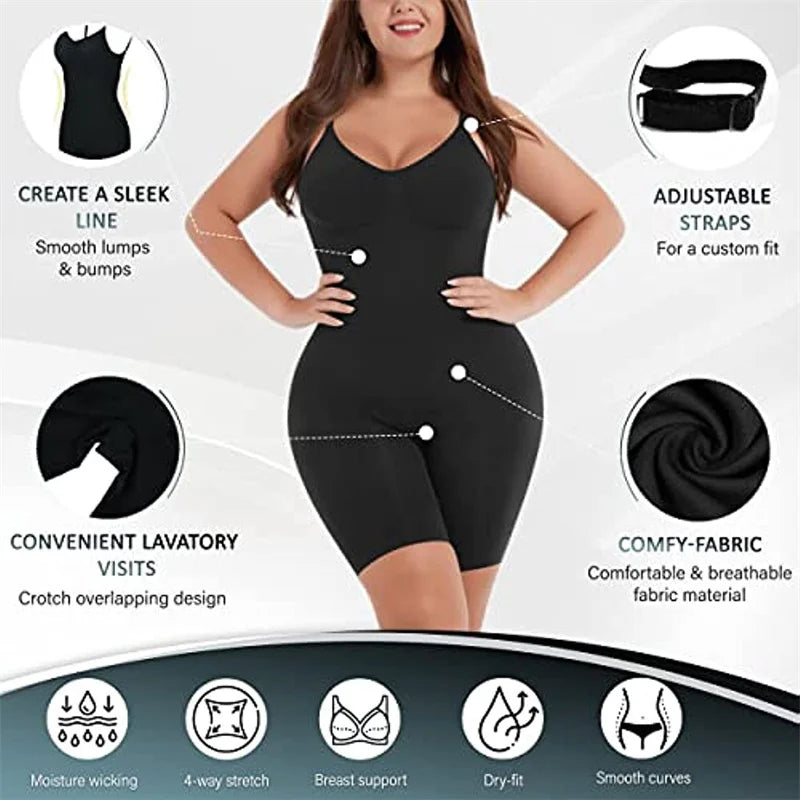 SculptSilhouette Seamless Shapewear Bodysuit ATHLEXES