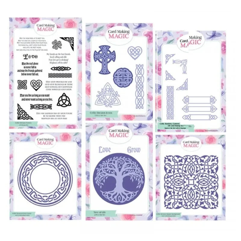 Celtic Dreams Metal Cutting Dies for Unique Scrapbook Design ATHLEXES