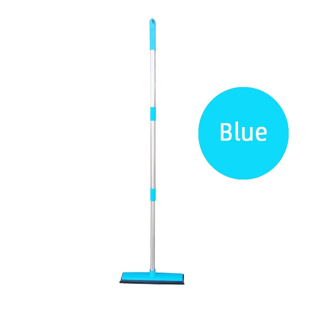 Pet Hair Rubber Broom Floor Brush for Carpet Dog Hair Remover with Built in Squeegee Silicone Broom Hair Remover Cleaning ATHLEXES