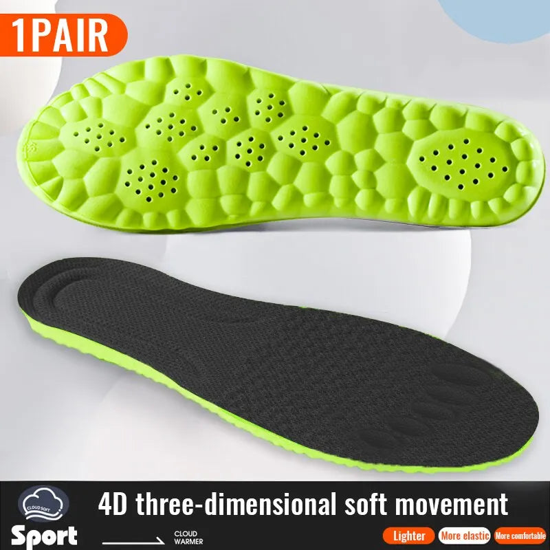 4D Breathable Sport Insoles for Ultimate Comfort ATHLEXES