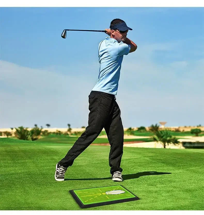 GolfStrike Training Mat for Perfecting Your Swing ATHLEXES