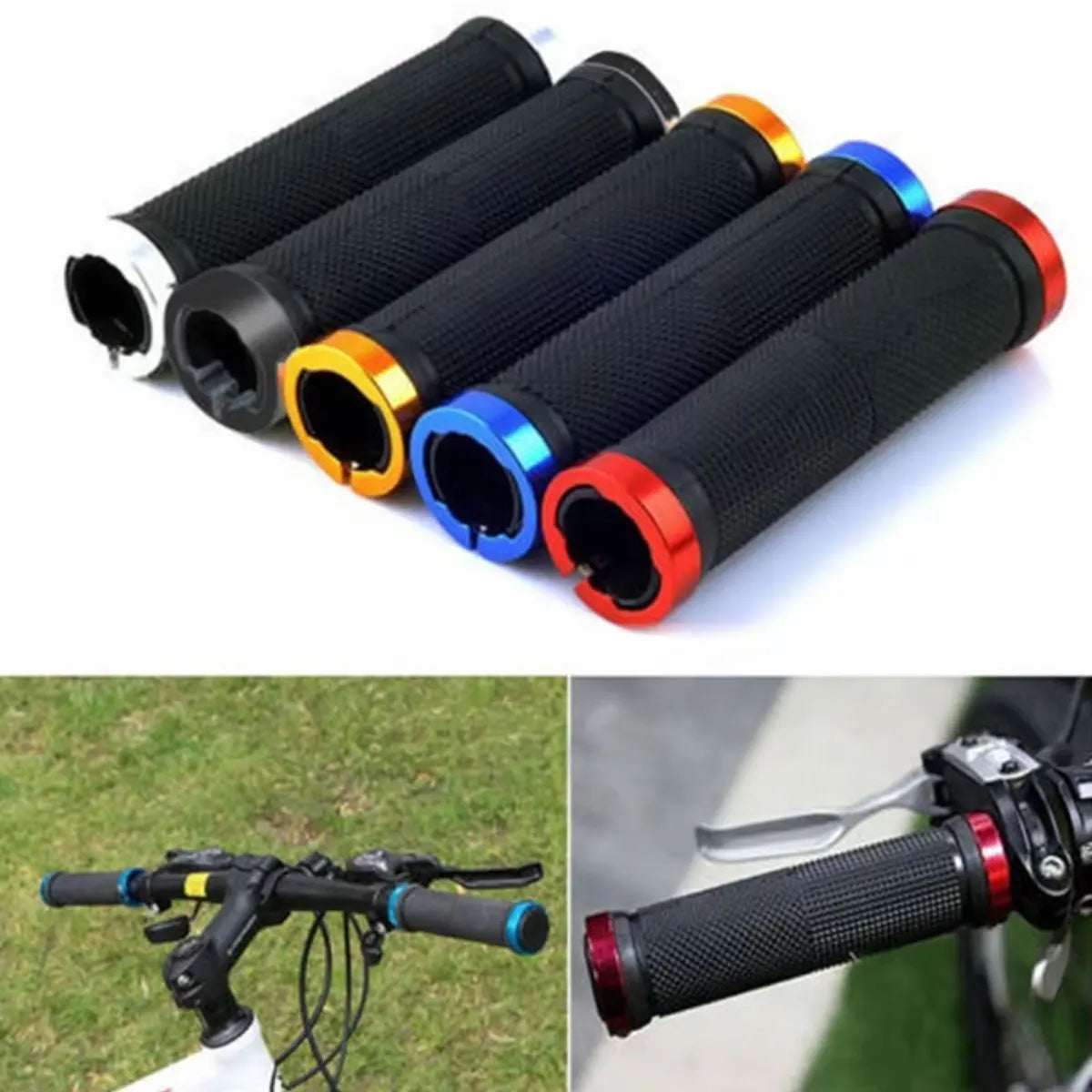 GripMax Anti-Slip Mountain Bike Handlebars Pair ATHLEXES