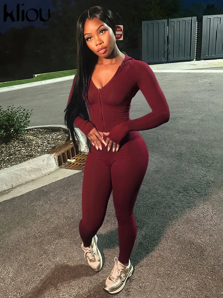 ChicFlex Women's Zip-Up Tracksuit Set ATHLEXES
