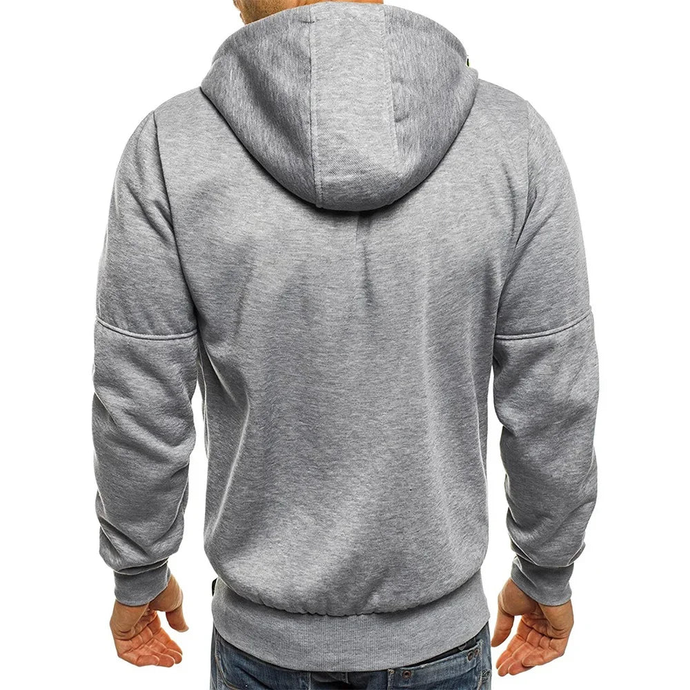 UrbanStyle Men's Hooded Zipper Jacket with Custom Logo ATHLEXES