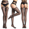Seductive Fishnet Crotchless Pantyhose with Suspenders ATHLEXES