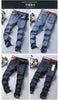 Classic Blue Black Stretch Denim Jeans for Men ATHLEXES