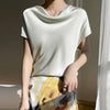 Chic Satin Silk Summer Blouse for Women ATHLEXES