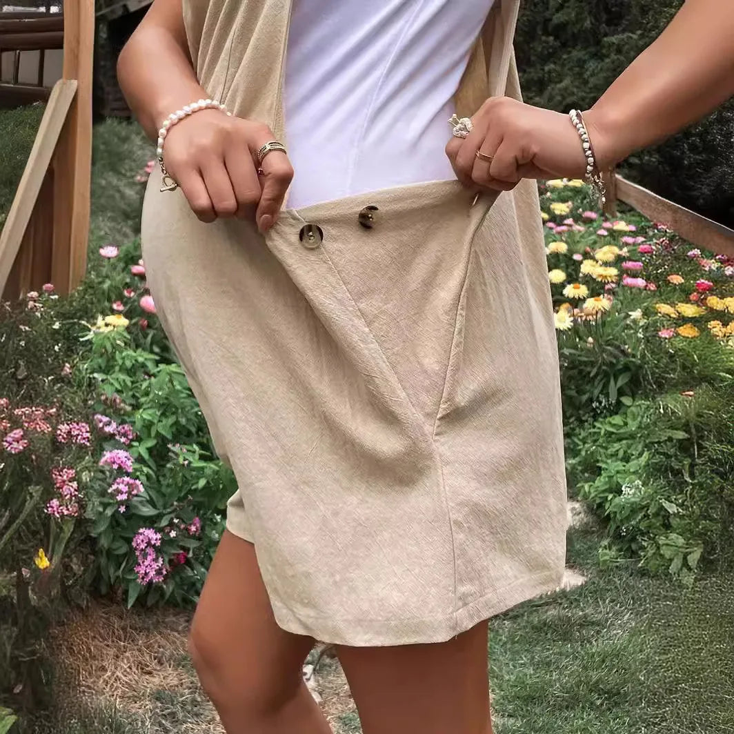 2024 Summer Maternity Comfort Jumpsuit Shorts ATHLEXES