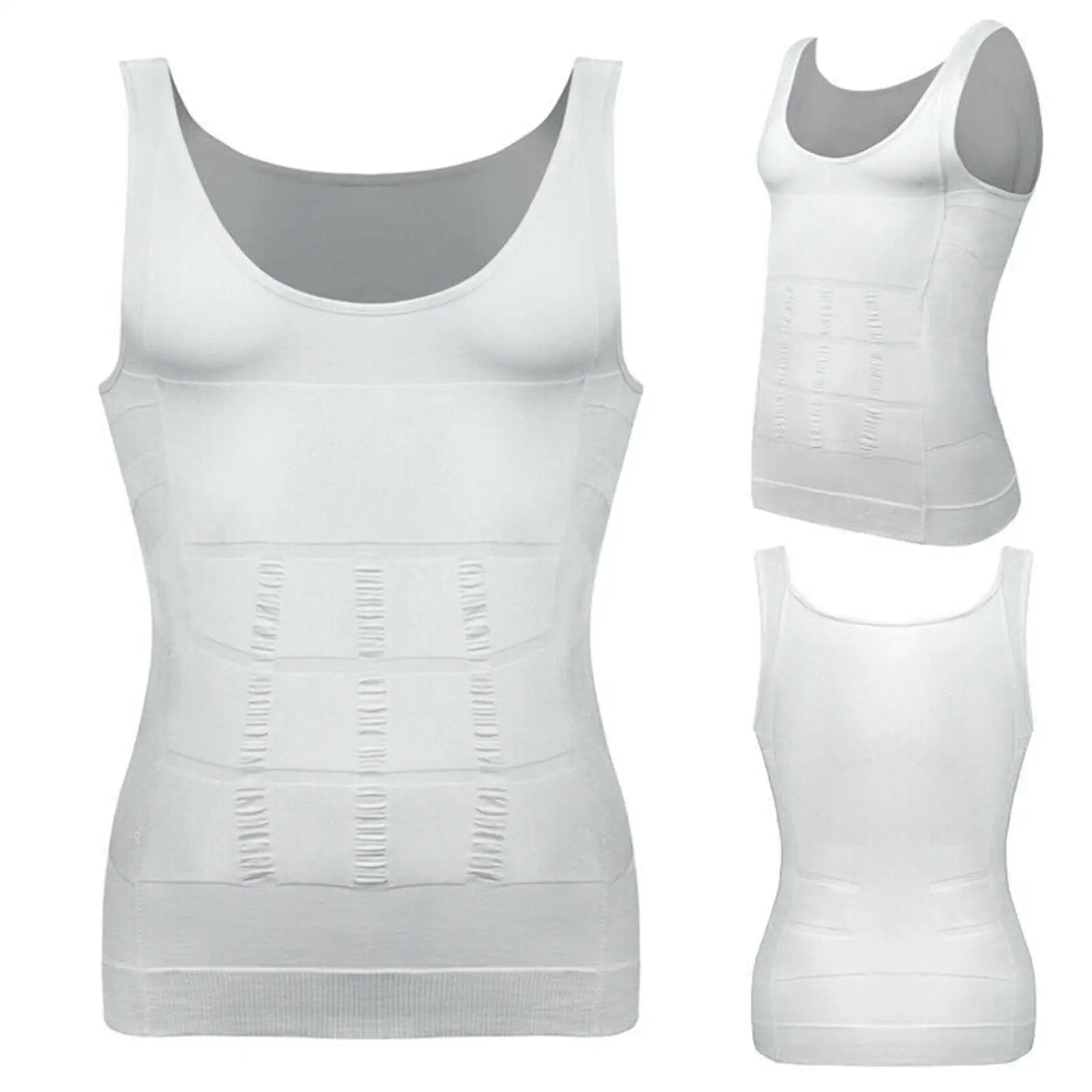 SlimFit Control Shapewear Vest for Men - Breathable Fitness Shirt ATHLEXES