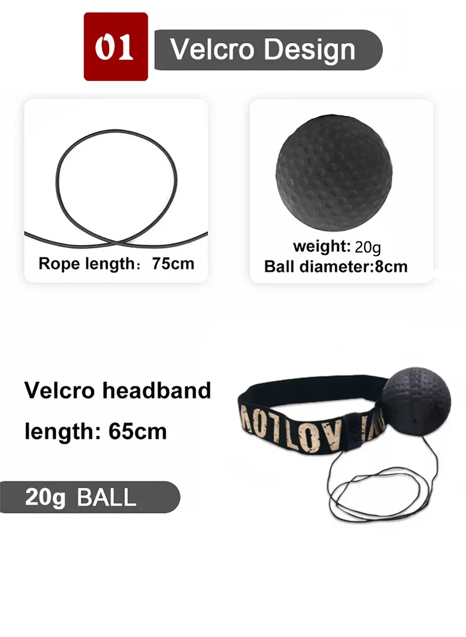 FocusFit Head-Mounted Reflex Training Ball ATHLEXES