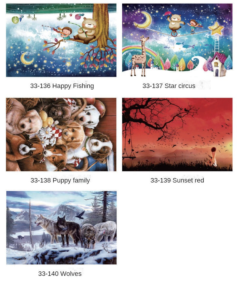 Wolf Pack 150PCS Mini Jigsaw Puzzle in Test Tube ATHLEXES